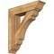 Ekena Millwork Olympic Traditional Rough Sawn Bracket w/ Offset Brace, Western Red Cedar, 8"W x 32"D x 36"H BKT0806X32X36OLY01RWR - alternate 1